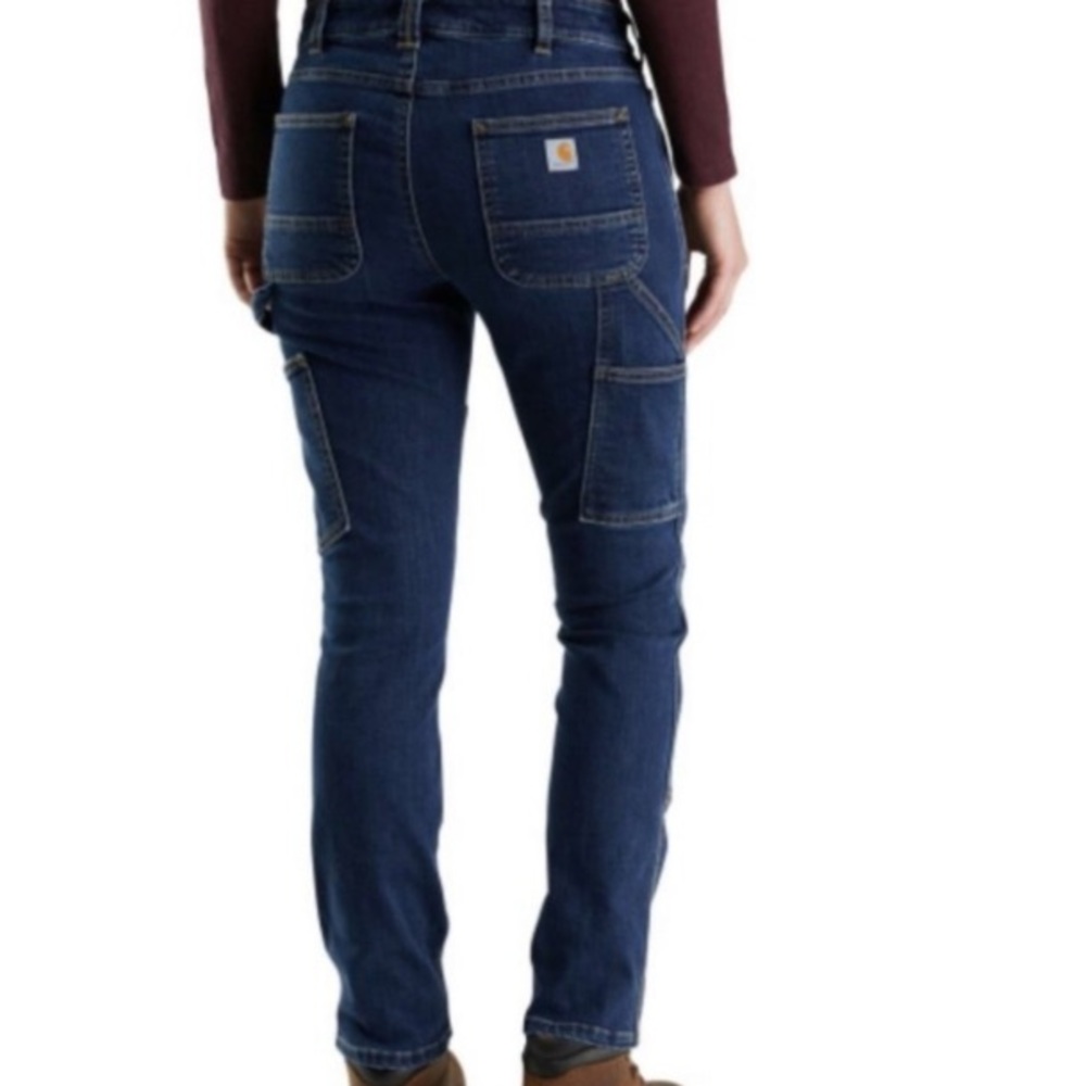 Carhartt Slim Straight Womens 4 Denim Jeans
